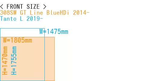#308SW GT Line BlueHDi 2014- + Tanto L 2019-
